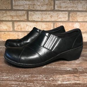 Clark’s Channing Essa Work Loafers Black Sz 11